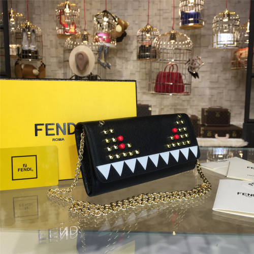 F**di-wallet-replica-bag-black-8