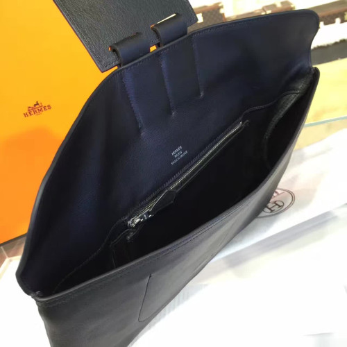 H**mes-clutch-bag-replica-bag-black-7