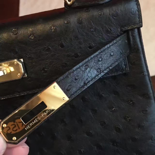 H**mes-kelly-replica-bag-black