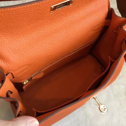 H**mes-kelly-replica-bag-orange-2
